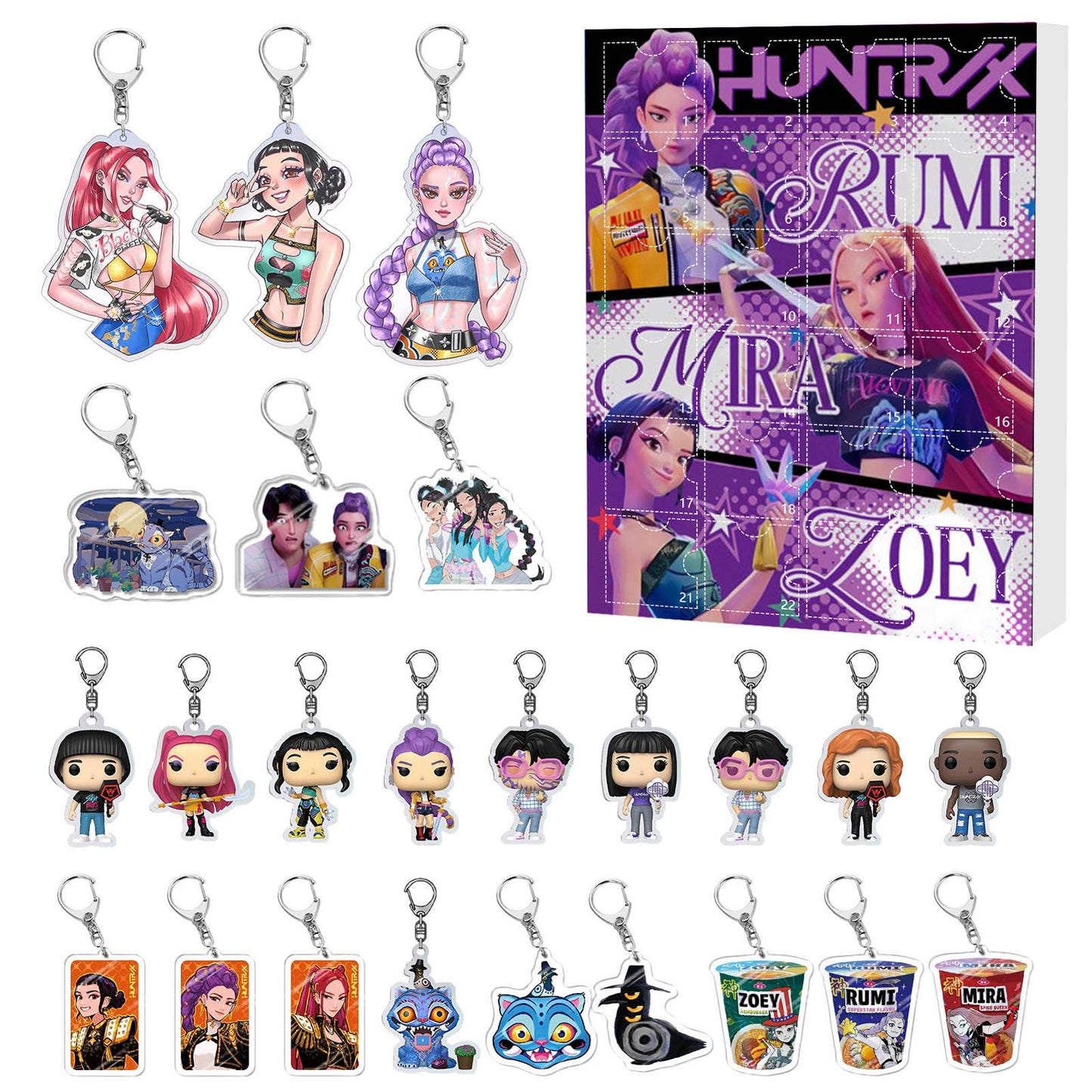 K-Pop Demon Hunters Christmas Advent Calendar Blind Box