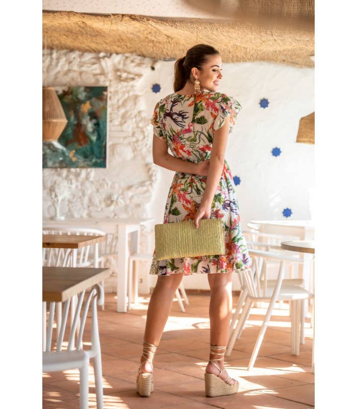 SUNSET & MOON CARACOLA STAR DRESS