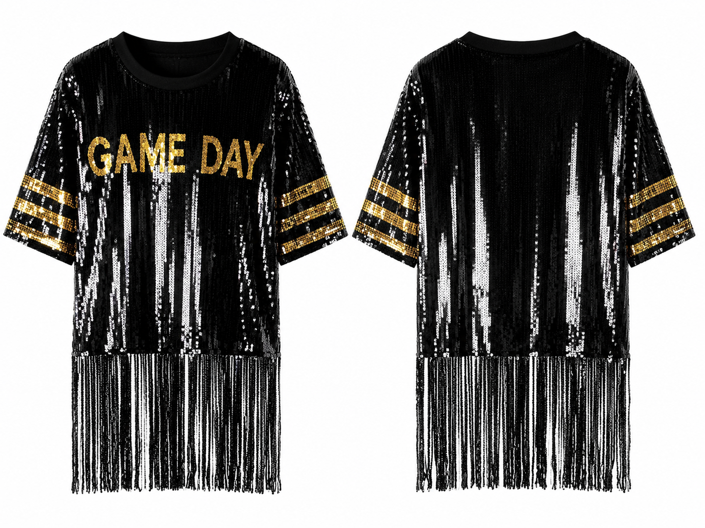 Game Daye Fringe top (one size) fits small medium large
