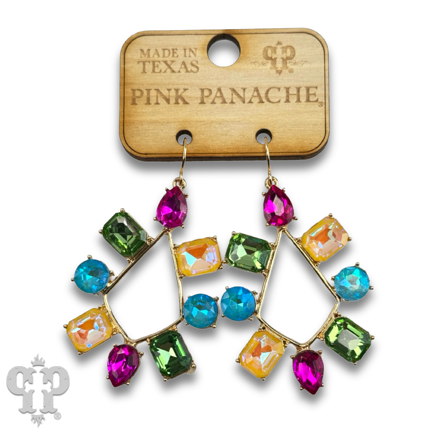 Rhinestone chandelier teardrop earring - last call