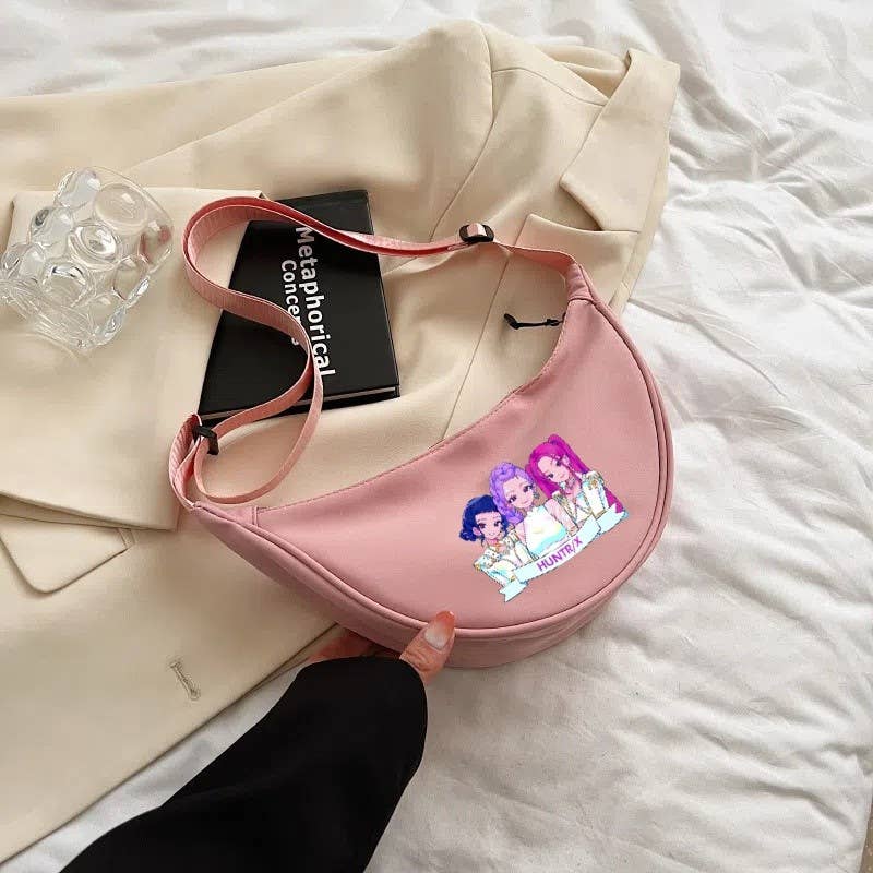 K-Pop Demon Hunters Pink Crossbody Bag