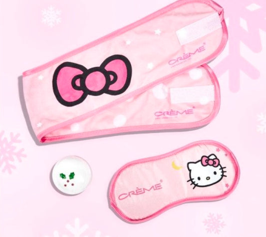 HELLO KITTY COZY SLUMBER HOLIDAY SPA SET (Hello Kitty gift box included)