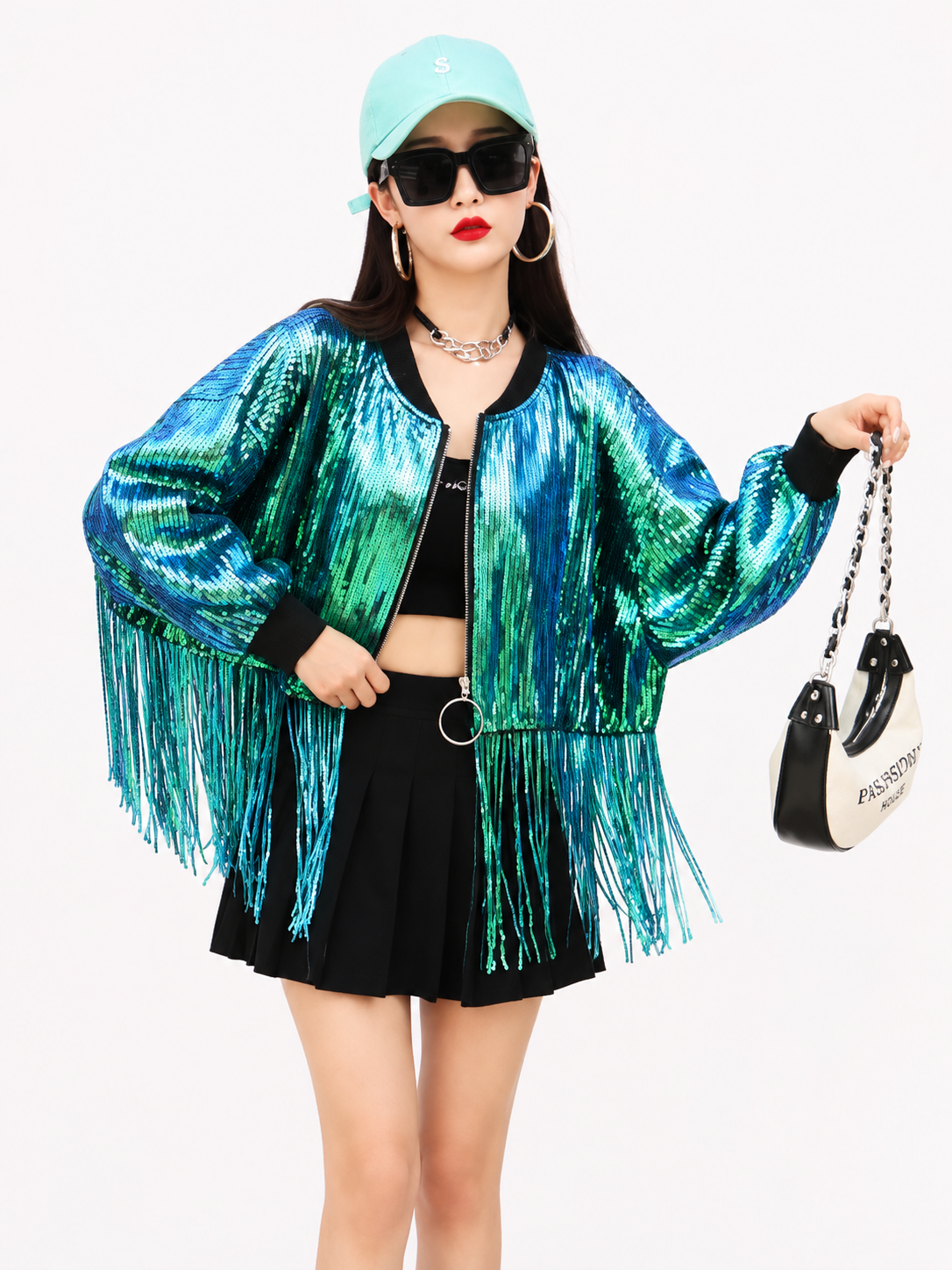 Green Bombshell Jacket (one size) fits small medium large xl