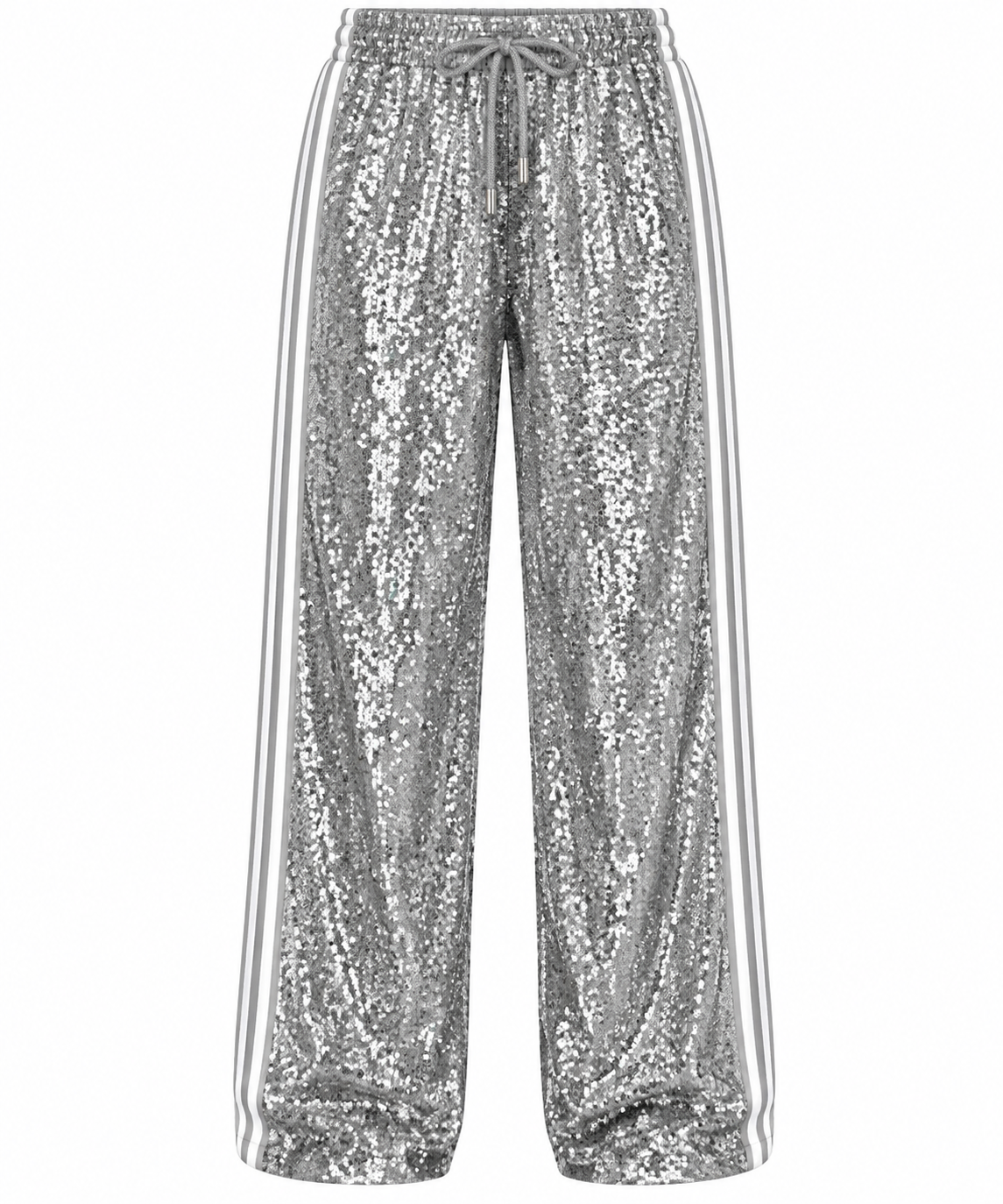 Silver Sequin pants Jumpsuit