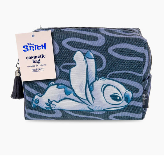 Mad Beauty Disney Stitch Denim Cosmetic Bag