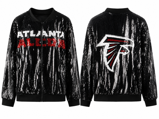 Atlanta Falcons Sequin Jacket (one size) fits small medium large