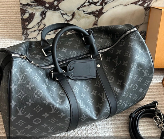 Inspired Lv black duffle (not authentic)