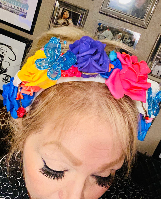 Fiesta Butterfly Headpiece w/lights