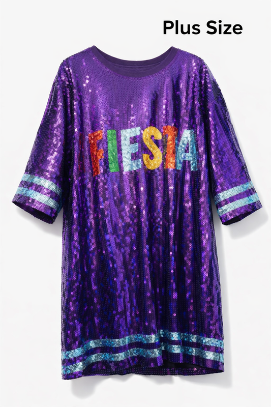 Plus Size Purple Dress (OneSize Large, Xl, and 2XL)