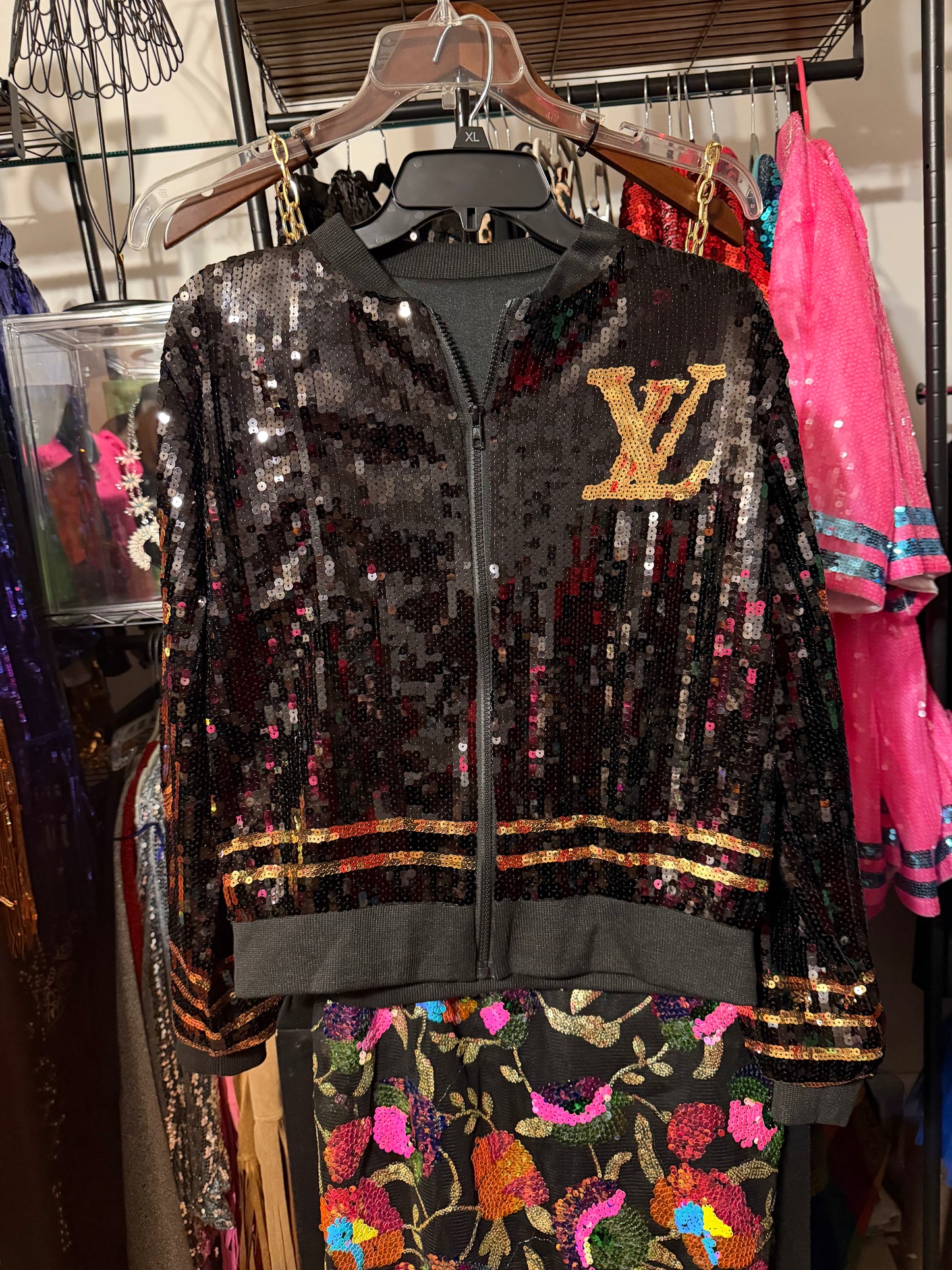 LV Sequin Jacket One size (small, medium, large)