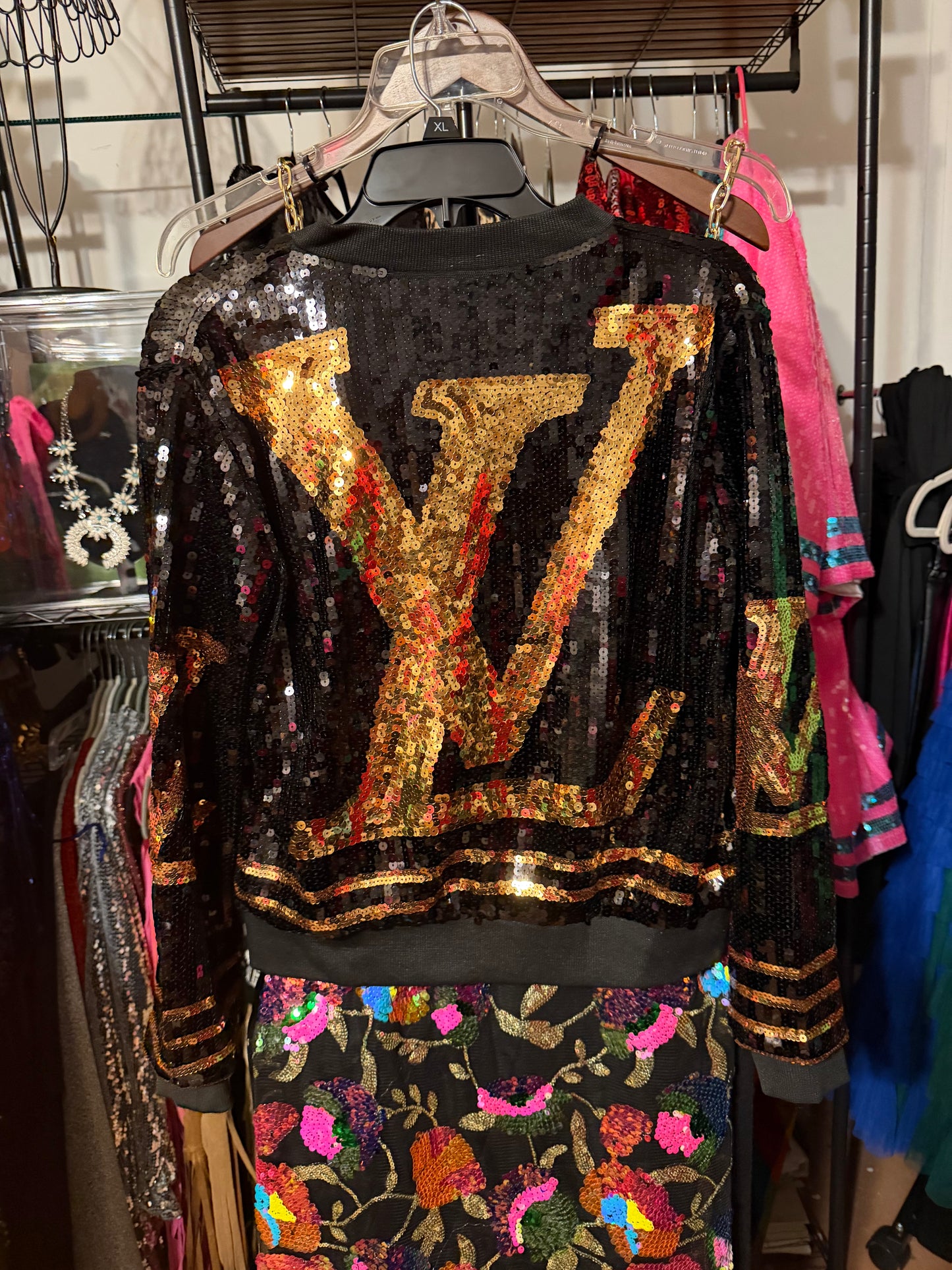 LV Sequin Jacket One size (small, medium, large)