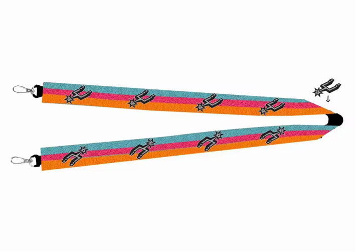 Adjustable beaded Spurs Strap