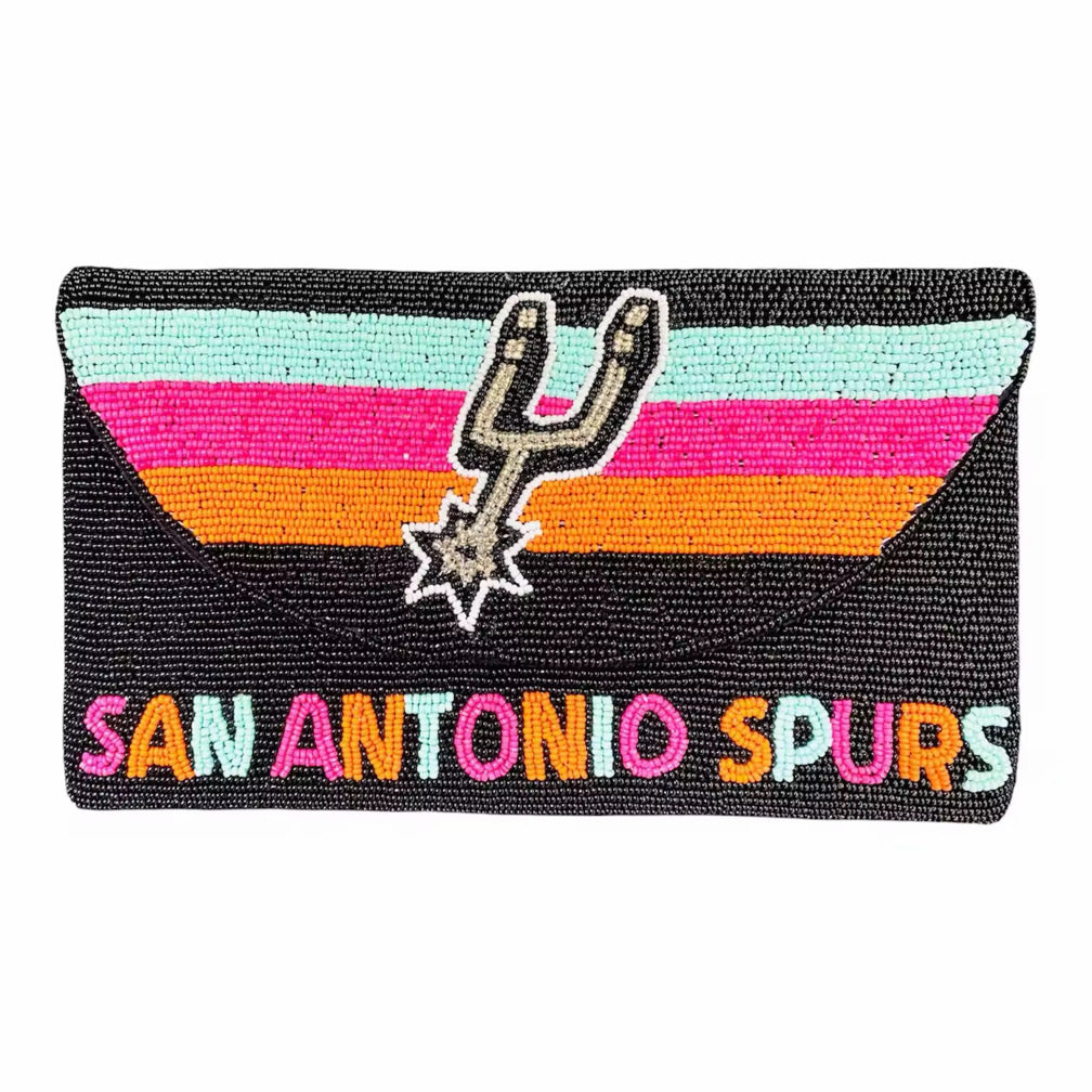 Spurs beaded crossbody