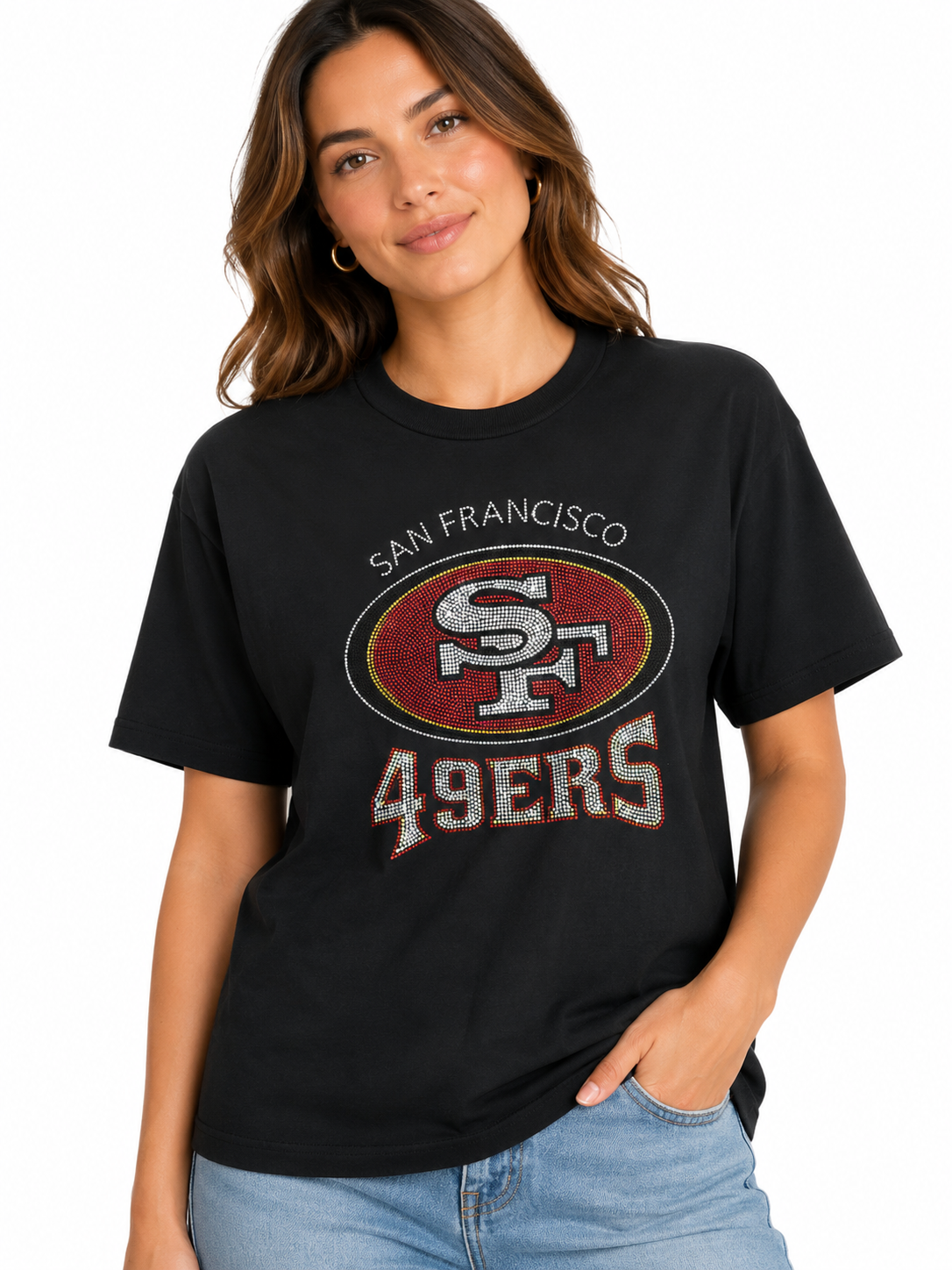 49er Crew neck black