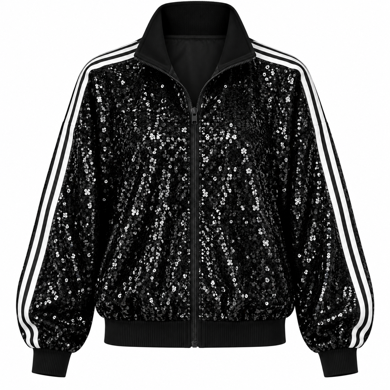 Black sequin jacket (jump suit)
