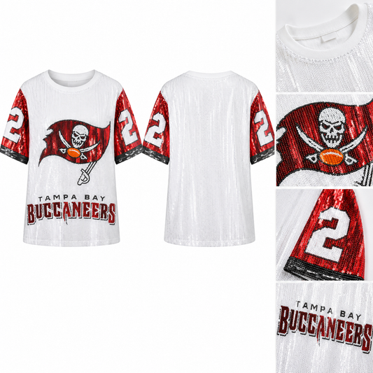 Buccaneers Sequin Dress (onesize) fits small medium large