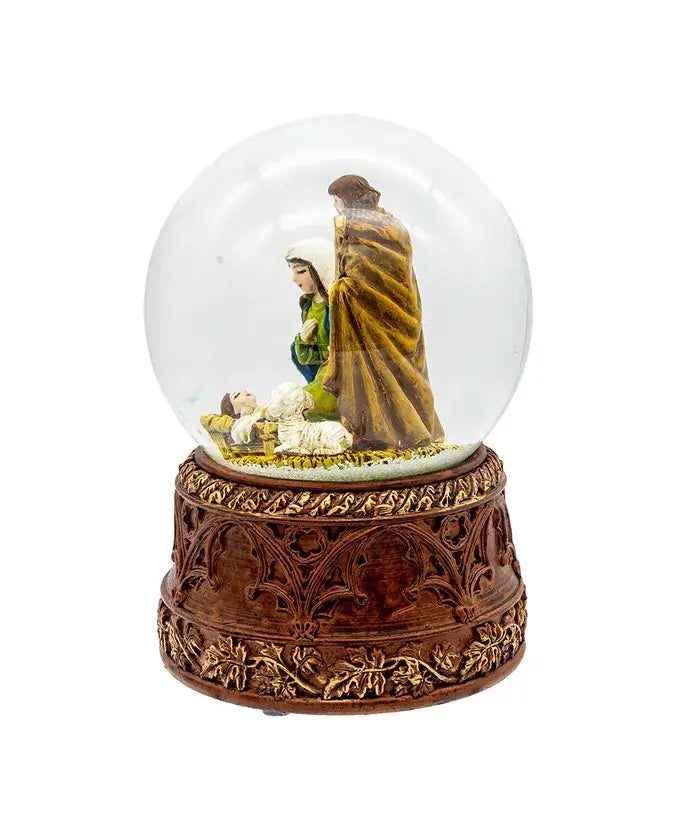 100mm Musical Nativity Scene Waterglobe
