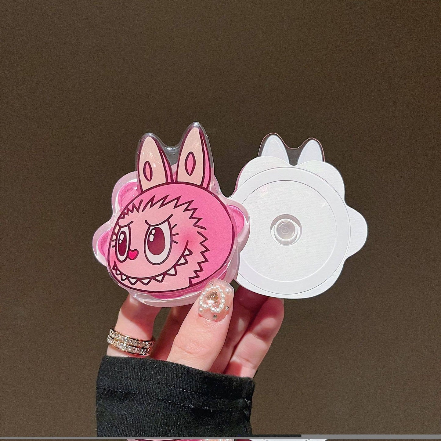 Hot Pink Labubu Magnetic phone Holder Grip Phone Accessory