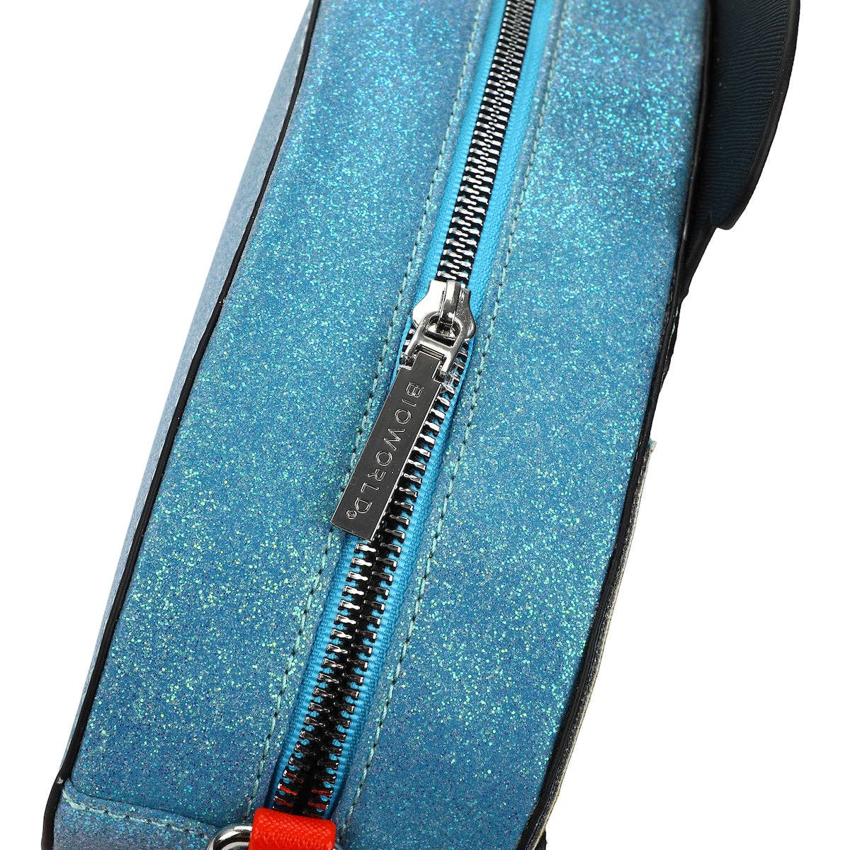 Lilo & Stitch Rocketship Women's Novelty crossbody bag With Glitter Fabric