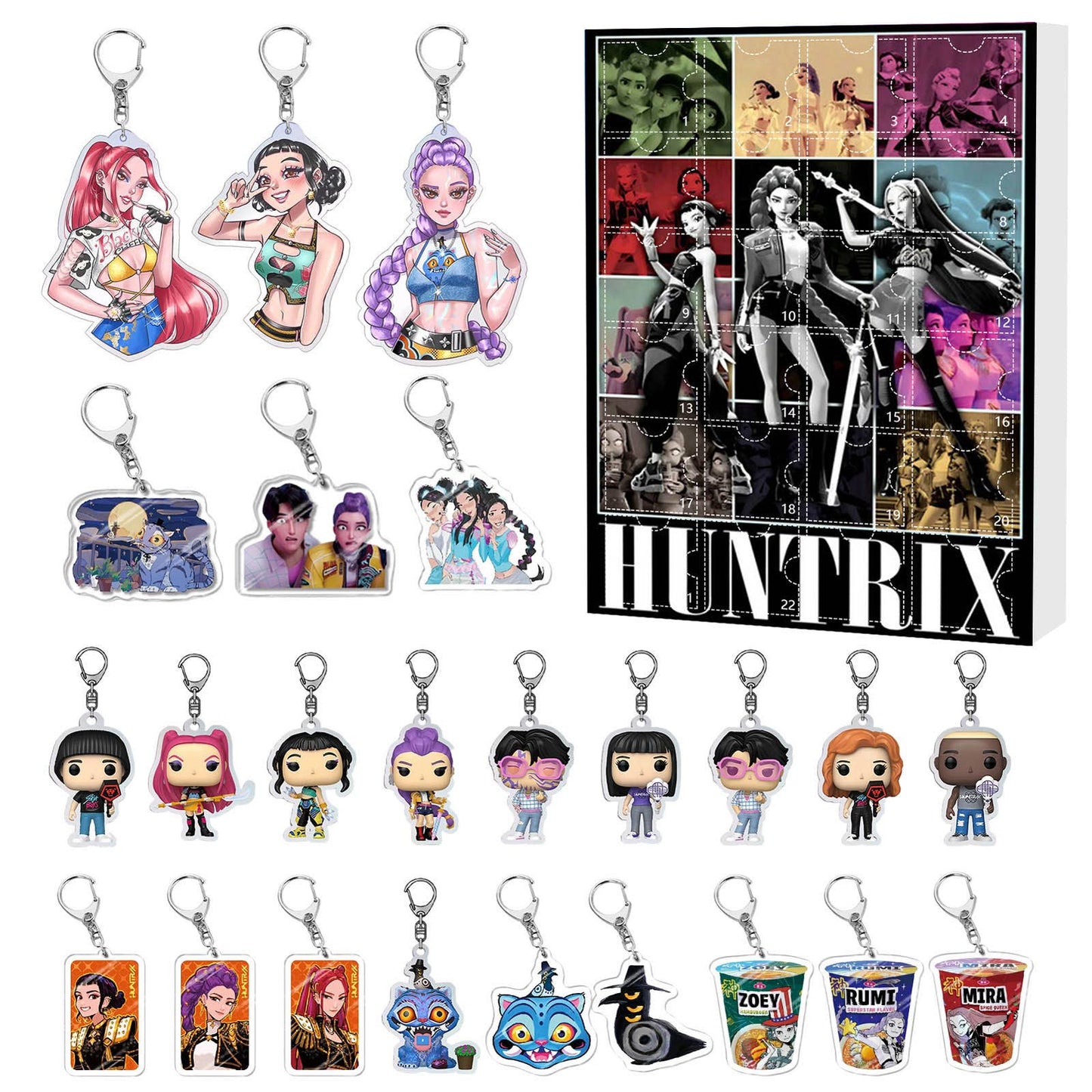 K-Pop Demon Hunters Christmas Advent Calendar Blind Box