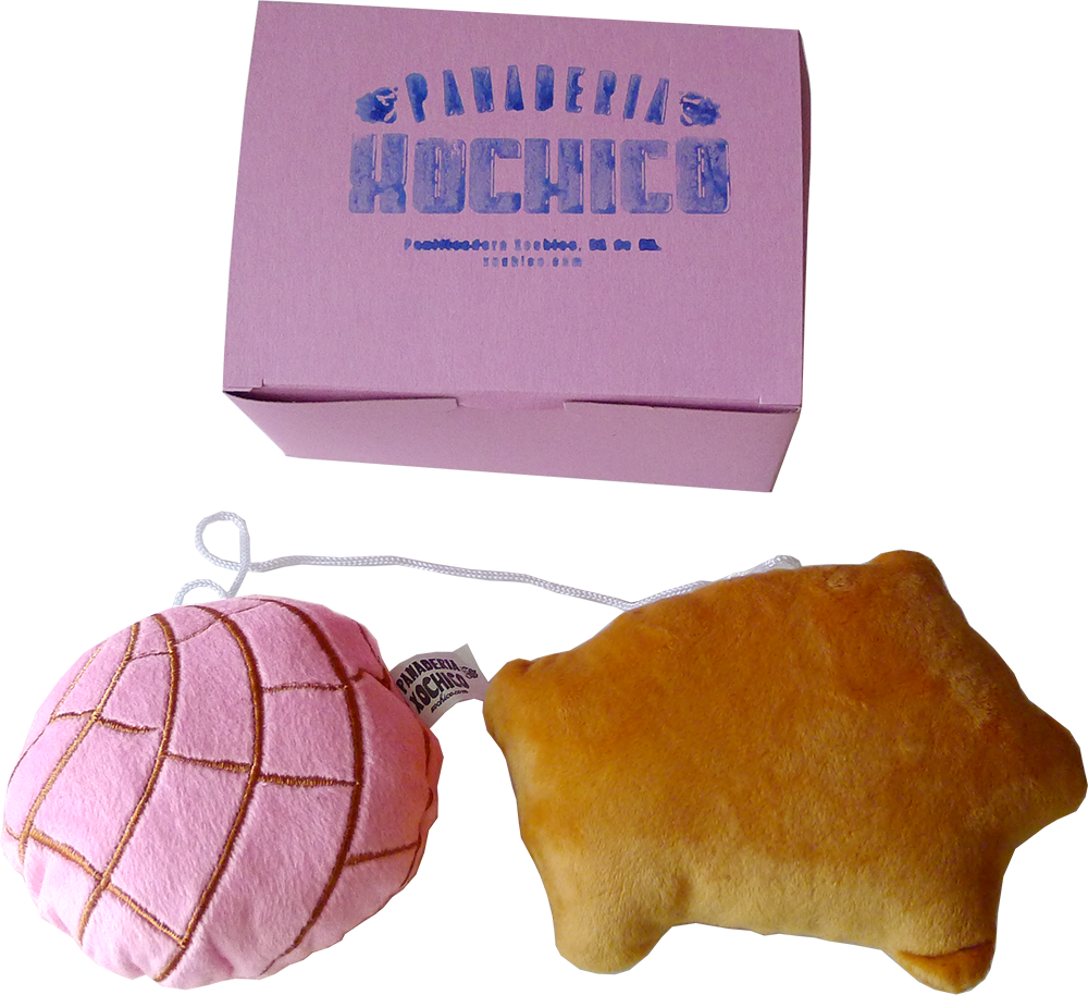 Pan Dulce Concha "Fuzzies" Car Mirror Hangers