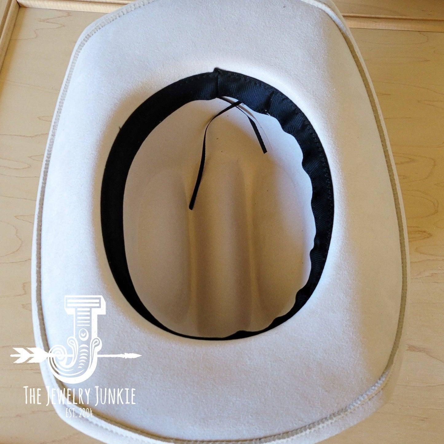 Marabou Blue Spotted Feather & Turq Slab Hat Band + Hat