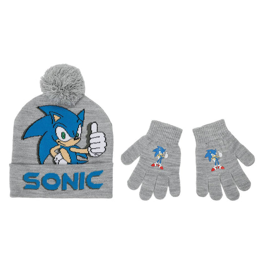 Sonic the Hedgehog Youth Beanie & Gloves Combo