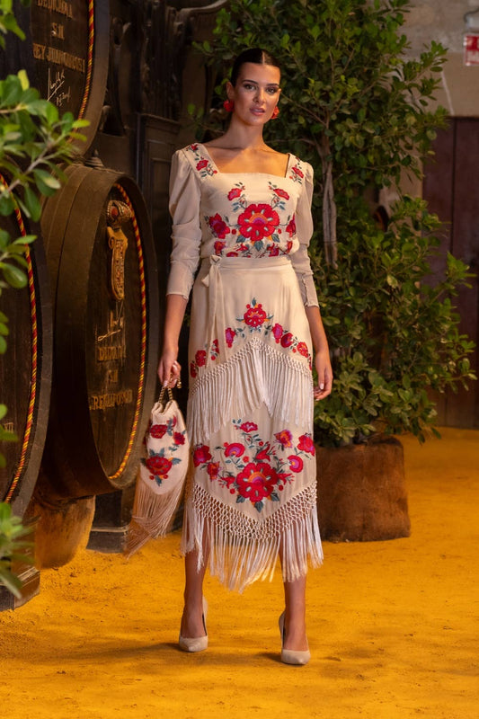 Káhyra Fine Beige Skirt